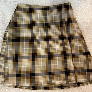 Urban Outfitters Plaid Mini Skirt